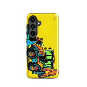 Furrow & Fields Tough case for Samsung® Glossy / Samsung Galaxy S24 Terex 860 Elite Pop Art | Tough case for Samsung® Quality Farmers Merch