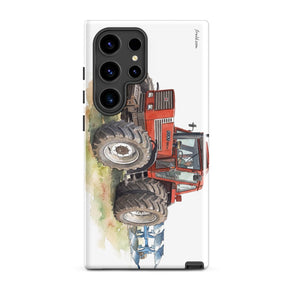 Furrow & Fields Tough case for Samsung® Glossy / Samsung Galaxy S24 Ultra Fiat 1880 Watercolor | Tough case for Samsung® Quality Farmers Merch
