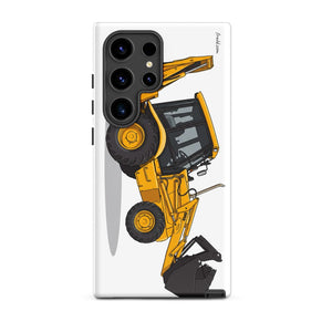 Furrow & Fields Tough case for Samsung® Glossy / Samsung Galaxy S24 Ultra JCB 3CX Sitemaster SRS | Tough case for Samsung® Quality Farmers Merch