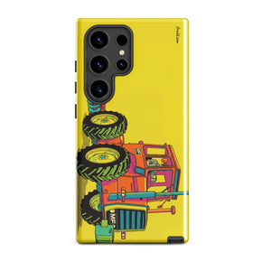 Furrow & Fields Tough case for Samsung® Glossy / Samsung Galaxy S24 Ultra Massey Ferguson 1200 Pop Art | Tough case for Samsung® Quality Farmers Merch