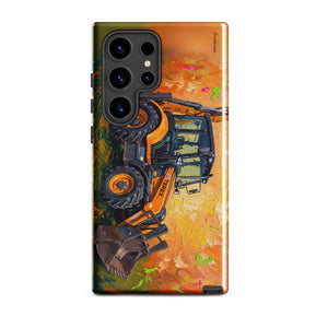 Furrow & Fields Tough case for Samsung® Glossy / Samsung Galaxy S24 Ultra Terex 860 Elite Splash Art | Tough case for Samsung® Quality Farmers Merch