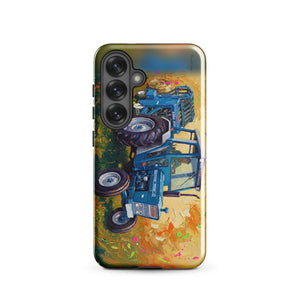 Furrow & Fields Tough case for Samsung® Glossy / Samsung Galaxy S25 Ford 7600 Splash Art | Tough case for Samsung® Quality Farmers Merch