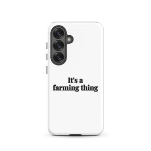 Furrow & Fields Tough case for Samsung® Glossy / Samsung Galaxy S25 It's A Farming Thing | Tough case for Samsung® Quality Farmers Merch