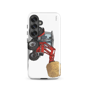 Furrow & Fields Tough case for Samsung® Glossy / Samsung Galaxy S25 Massey Ferguson 3070 Autotronic | Tough case for Samsung® Quality Farmers Merch