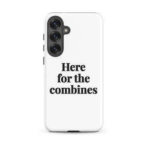 Furrow & Fields Tough case for Samsung® Glossy / Samsung Galaxy S25 Plus Here for the Combines | Tough case for Samsung® Quality Farmers Merch