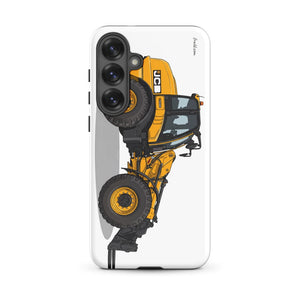 Furrow & Fields Tough case for Samsung® Glossy / Samsung Galaxy S25 Plus JCB TM420 | Tough case for Samsung® Quality Farmers Merch