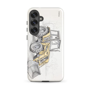 Furrow & Fields Tough case for Samsung® Glossy / Samsung Galaxy S25 Plus Massey Ferguson 50E Pencil Sketch | Tough case for Samsung® Quality Farmers Merch