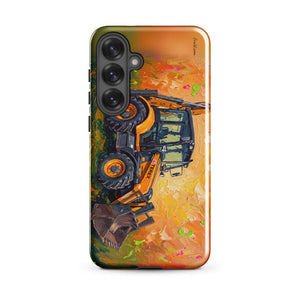 Furrow & Fields Tough case for Samsung® Glossy / Samsung Galaxy S25 Plus Terex 860 Elite Splash Art | Tough case for Samsung® Quality Farmers Merch