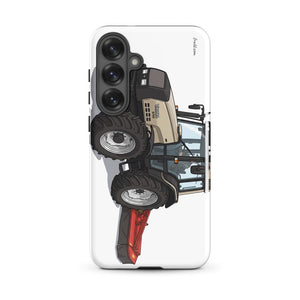 Furrow & Fields Tough case for Samsung® Glossy / Samsung Galaxy S25 Plus Valtra 6750 | Tough case for Samsung® Quality Farmers Merch