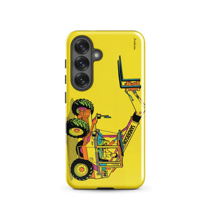 Furrow & Fields Tough case for Samsung® Glossy / Samsung Galaxy S25 Sanderson 726 Teleporter Pop Art | Tough case for Samsung® Quality Farmers Merch