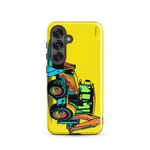 Furrow & Fields Tough case for Samsung® Glossy / Samsung Galaxy S25 Terex 860 Elite Pop Art | Tough case for Samsung® Quality Farmers Merch