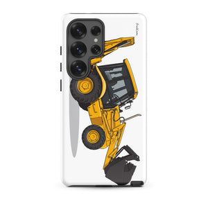 Furrow & Fields Tough case for Samsung® Glossy / Samsung Galaxy S25 Ultra JCB 3CX Sitemaster SRS | Tough case for Samsung® Quality Farmers Merch