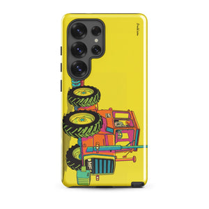 Furrow & Fields Tough case for Samsung® Glossy / Samsung Galaxy S25 Ultra Massey Ferguson 1200 Pop Art | Tough case for Samsung® Quality Farmers Merch