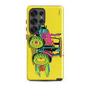 Furrow & Fields Tough case for Samsung® Glossy / Samsung Galaxy S25 Ultra Massey Ferguson 6255 Pop Art | Tough case for Samsung® Quality Farmers Merch