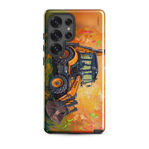 Furrow & Fields Tough case for Samsung® Glossy / Samsung Galaxy S25 Ultra Terex 860 Elite Splash Art | Tough case for Samsung® Quality Farmers Merch