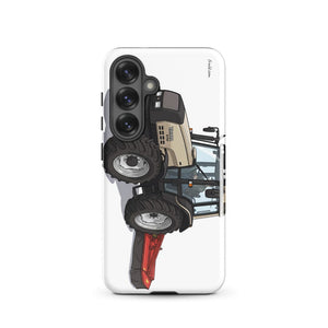 Furrow & Fields Tough case for Samsung® Glossy / Samsung Galaxy S25 Valtra 6750 | Tough case for Samsung® Quality Farmers Merch