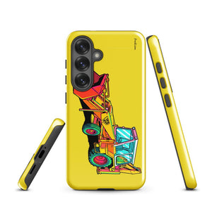 Furrow & Fields Tough case for Samsung® JCB 3C II Pop Art | Tough case for Samsung® Quality Farmers Merch