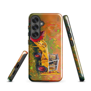 Furrow & Fields Tough case for Samsung® JCB 3C II Splash Art | Tough case for Samsung® Quality Farmers Merch