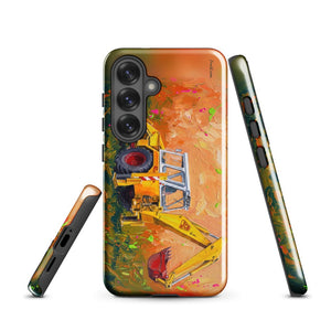 Furrow & Fields Tough case for Samsung® JCB 4D II Splash Art | Tough case for Samsung® Quality Farmers Merch