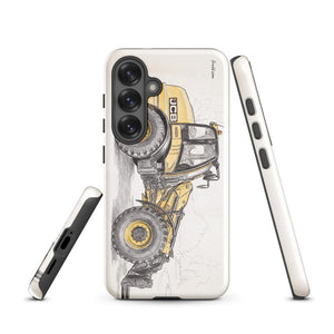 Furrow & Fields Tough case for Samsung® JCB TM420 Pencil Sketch | Tough case for Samsung® Quality Farmers Merch