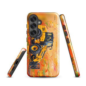 Furrow & Fields Tough case for Samsung® JCB TM420 Splash Art | Tough case for Samsung® Quality Farmers Merch