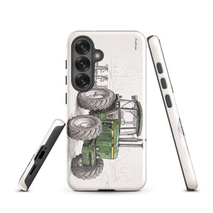 Furrow & Fields Tough case for Samsung® John Deere 4350 Pencil Sketch | Tough case for Samsung® Quality Farmers Merch