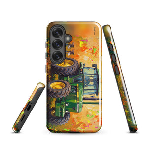 Furrow & Fields Tough case for Samsung® John Deere 4350 Splash Art | Tough case for Samsung® Quality Farmers Merch