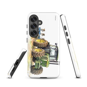 Furrow & Fields Tough case for Samsung® John Deere 4350 Watercolor | Tough case for Samsung® Quality Farmers Merch