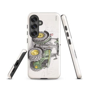 Furrow & Fields Tough case for Samsung® John Deere 6R 250 Pencil Sketch | Tough case for Samsung® Quality Farmers Merch