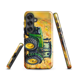 Furrow & Fields Tough case for Samsung® John Deere 8345R Splash Art | Tough case for Samsung® Quality Farmers Merch