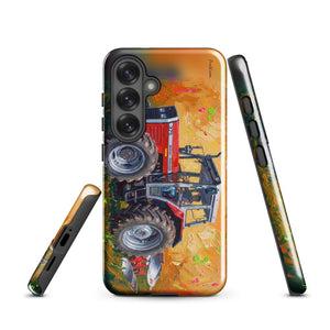 Furrow & Fields Tough case for Samsung® Massey Ferguson 375 Splash Art | Tough case for Samsung® Quality Farmers Merch
