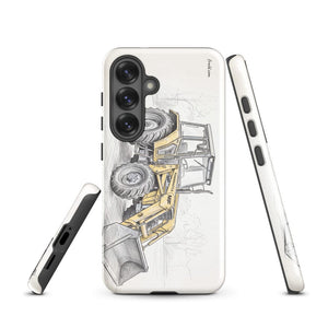 Furrow & Fields Tough case for Samsung® Massey Ferguson 50E Pencil Sketch | Tough case for Samsung® Quality Farmers Merch