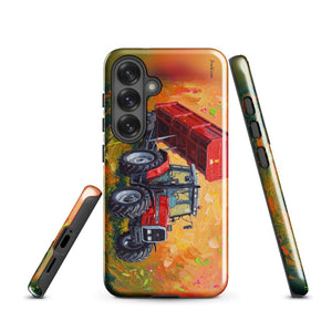 Furrow & Fields Tough case for Samsung® Massey Ferguson 6180 Splash Art | Tough case for Samsung® Quality Farmers Merch