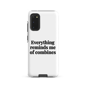 Furrow & Fields Tough case for Samsung® Matte / Samsung Galaxy S20 Everything Reminds Me of Combines | Tough case for Samsung® Quality Farmers Merch
