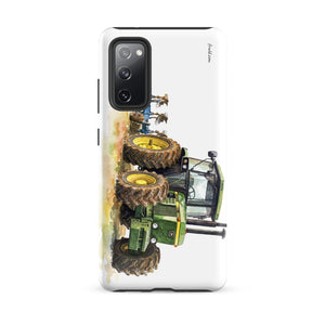 Furrow & Fields Tough case for Samsung® Matte / Samsung Galaxy S20 FE John Deere 4350 Watercolor | Tough case for Samsung® Quality Farmers Merch
