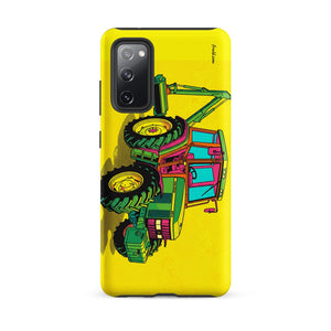 Furrow & Fields Tough case for Samsung® Matte / Samsung Galaxy S20 FE John Deere 6910 with Hedge Cutter Pop Art | Tough case for Samsung® Quality Farmers Merch