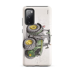 Furrow & Fields Tough case for Samsung® Matte / Samsung Galaxy S20 FE John Deere 6R 250 Pencil Sketch | Tough case for Samsung® Quality Farmers Merch