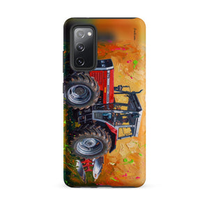 Furrow & Fields Tough case for Samsung® Matte / Samsung Galaxy S20 FE Massey Ferguson 375 Splash Art | Tough case for Samsung® Quality Farmers Merch