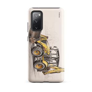 Furrow & Fields Tough case for Samsung® Matte / Samsung Galaxy S20 FE Terex 860 Elite Pencil Sketch | Tough case for Samsung® Quality Farmers Merch