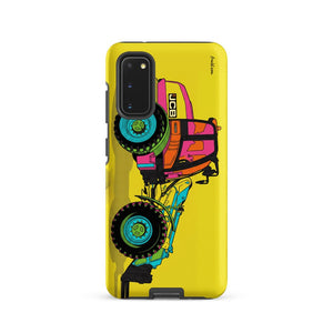 Furrow & Fields Tough case for Samsung® Matte / Samsung Galaxy S20 JCB TM420 Pop Art | Tough case for Samsung® Quality Farmers Merch