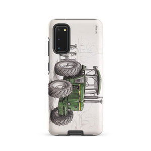 Furrow & Fields Tough case for Samsung® Matte / Samsung Galaxy S20 John Deere 4350 Pencil Sketch | Tough case for Samsung® Quality Farmers Merch