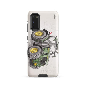Furrow & Fields Tough case for Samsung® Matte / Samsung Galaxy S20 John Deere 6R 250 Pencil Sketch | Tough case for Samsung® Quality Farmers Merch