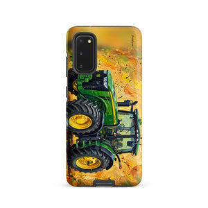 Furrow & Fields Tough case for Samsung® Matte / Samsung Galaxy S20 John Deere 8345R Splash Art | Tough case for Samsung® Quality Farmers Merch