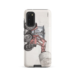 Furrow & Fields Tough case for Samsung® Matte / Samsung Galaxy S20 Massey Ferguson 3070 Autotronic Pencil Sketch | Tough case for Samsung® Quality Farmers Merch