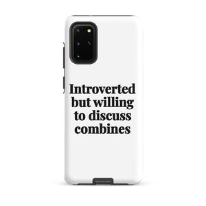 Furrow & Fields Tough case for Samsung® Matte / Samsung Galaxy S20 Plus Introverted But Willing To Discuss Combines | Tough case for Samsung® Quality Farmers Merch
