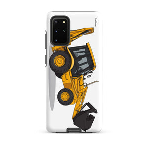 Furrow & Fields Tough case for Samsung® Matte / Samsung Galaxy S20 Plus JCB 3CX Sitemaster SRS | Tough case for Samsung® Quality Farmers Merch