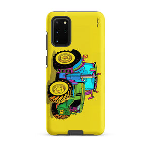 Furrow & Fields Tough case for Samsung® Matte / Samsung Galaxy S20 Plus John Deere 6R 250 Pop Art | Tough case for Samsung® Quality Farmers Merch