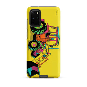 Furrow & Fields Tough case for Samsung® Matte / Samsung Galaxy S20 Plus Massey Ferguson 50E Pop Art | Tough case for Samsung® Quality Farmers Merch