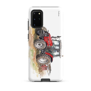 Furrow & Fields Tough case for Samsung® Matte / Samsung Galaxy S20 Plus Massey Ferguson 6255 Watercolor | Tough case for Samsung® Quality Farmers Merch