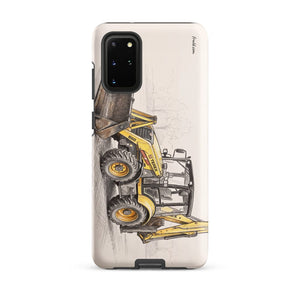 Furrow & Fields Tough case for Samsung® Matte / Samsung Galaxy S20 Plus Terex 860 Elite Pencil Sketch | Tough case for Samsung® Quality Farmers Merch